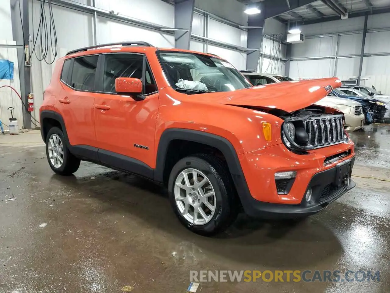 4 Photograph of a damaged car ZACNJDBB6MPM44148 JEEP RENEGADE 2021