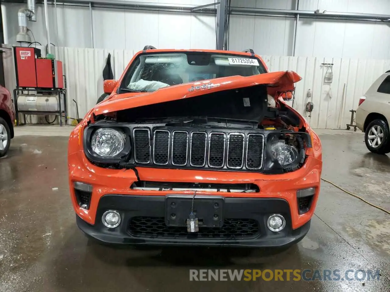 5 Photograph of a damaged car ZACNJDBB6MPM44148 JEEP RENEGADE 2021