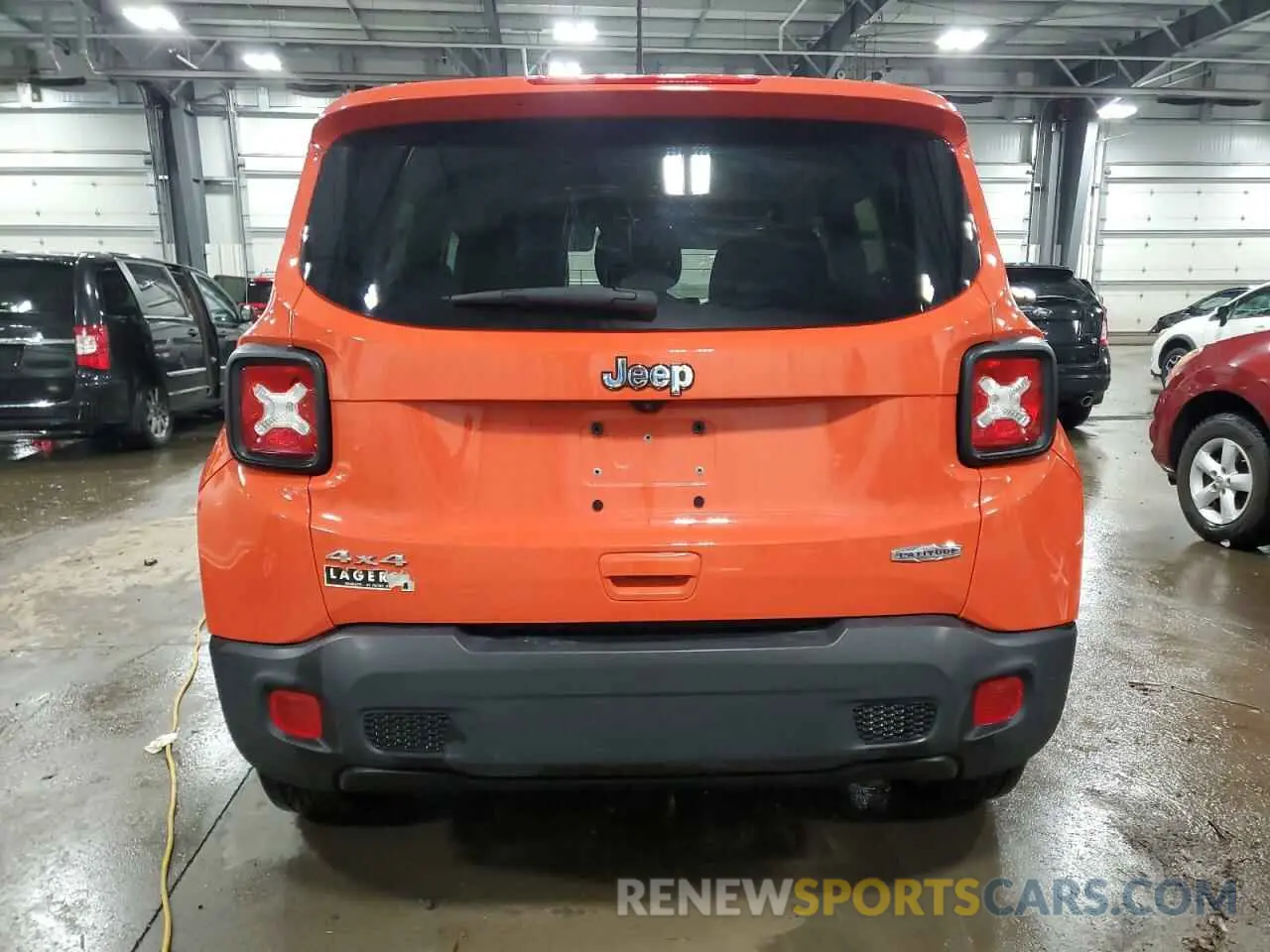 6 Photograph of a damaged car ZACNJDBB6MPM44148 JEEP RENEGADE 2021
