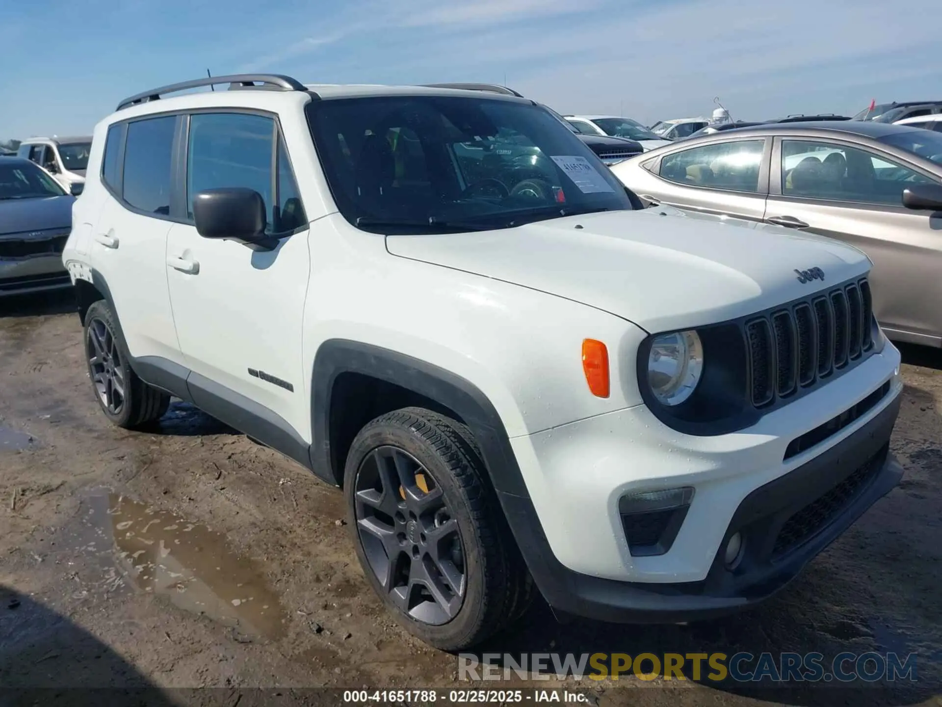 1 Photograph of a damaged car ZACNJDBB6MPM63072 JEEP RENEGADE 2021