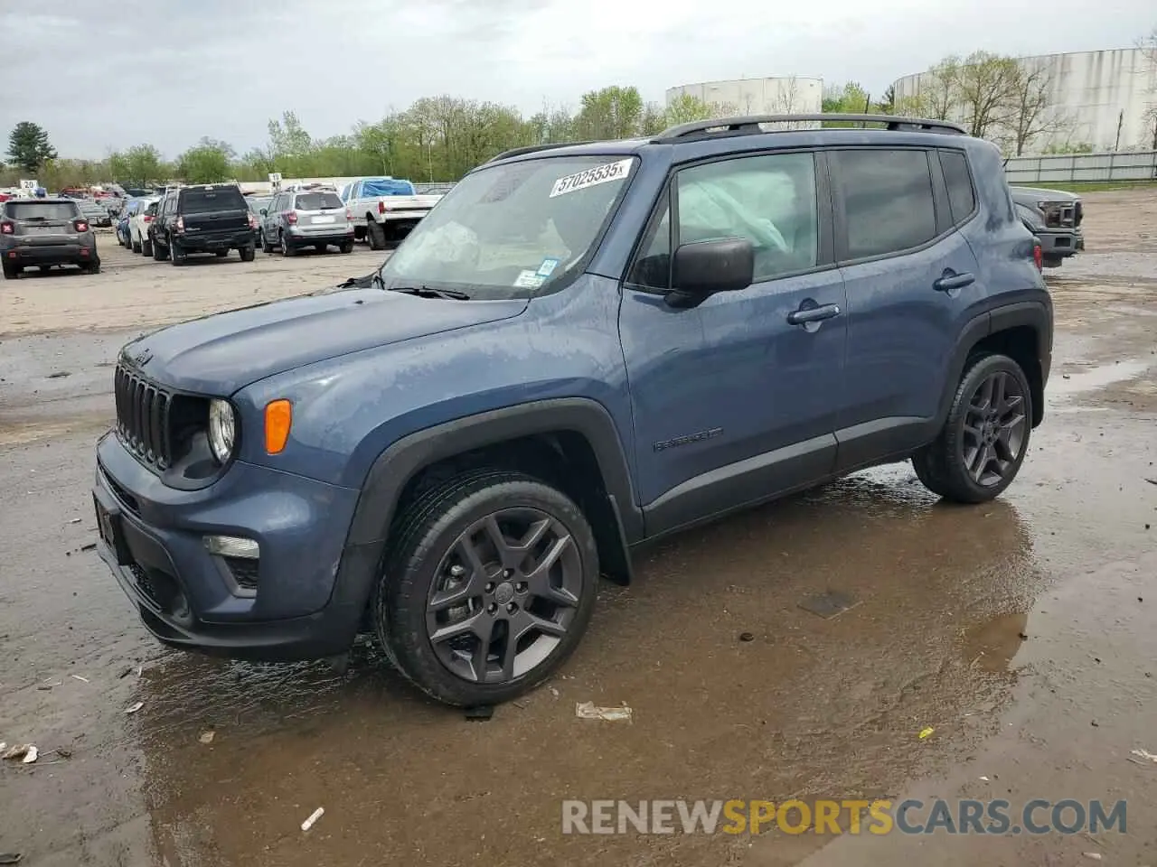 1 Photograph of a damaged car ZACNJDBB6MPN30754 JEEP RENEGADE 2021
