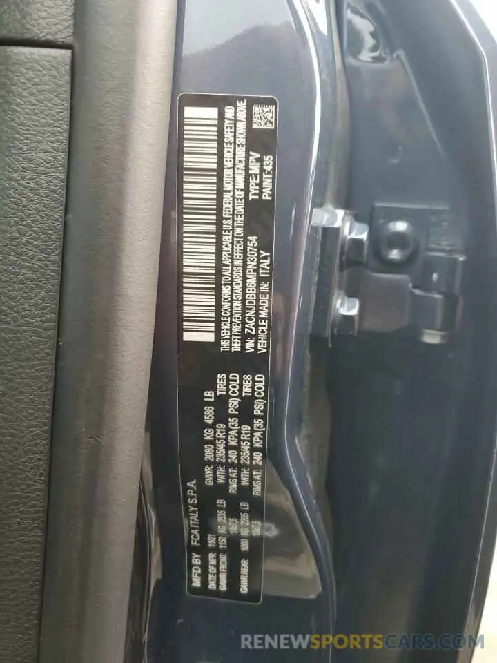 14 Photograph of a damaged car ZACNJDBB6MPN30754 JEEP RENEGADE 2021