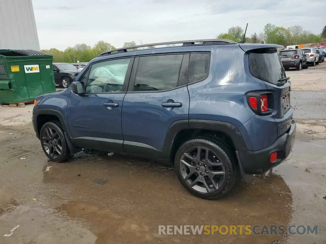2 Photograph of a damaged car ZACNJDBB6MPN30754 JEEP RENEGADE 2021