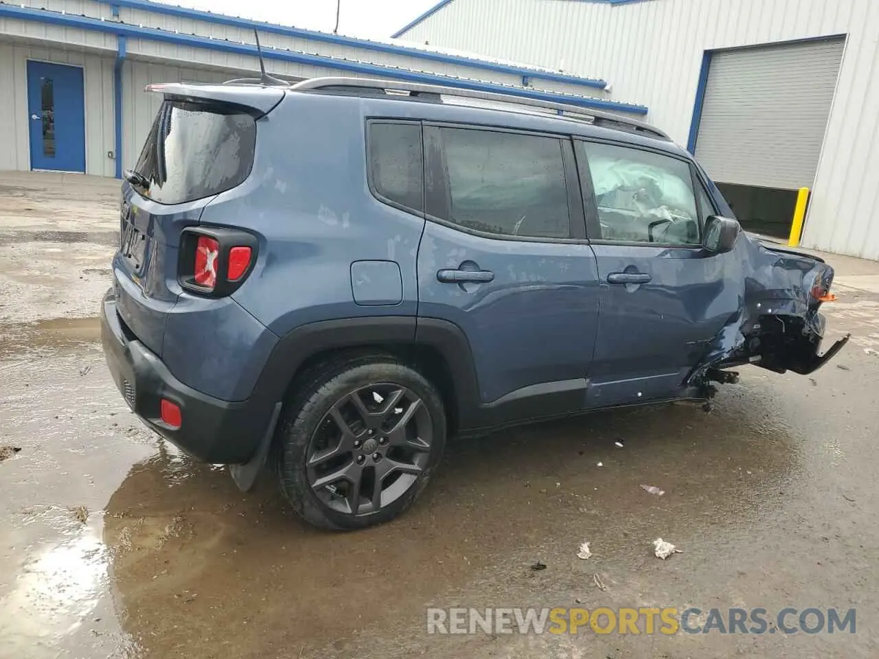 3 Photograph of a damaged car ZACNJDBB6MPN30754 JEEP RENEGADE 2021