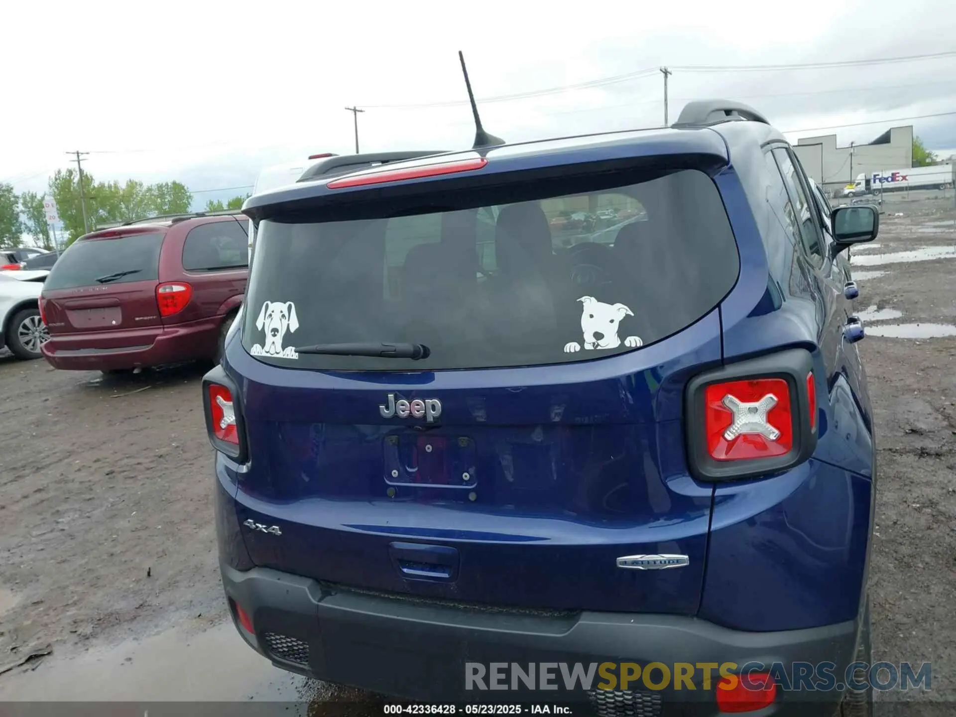 16 Photograph of a damaged car ZACNJDBB6MPN32519 JEEP RENEGADE 2021