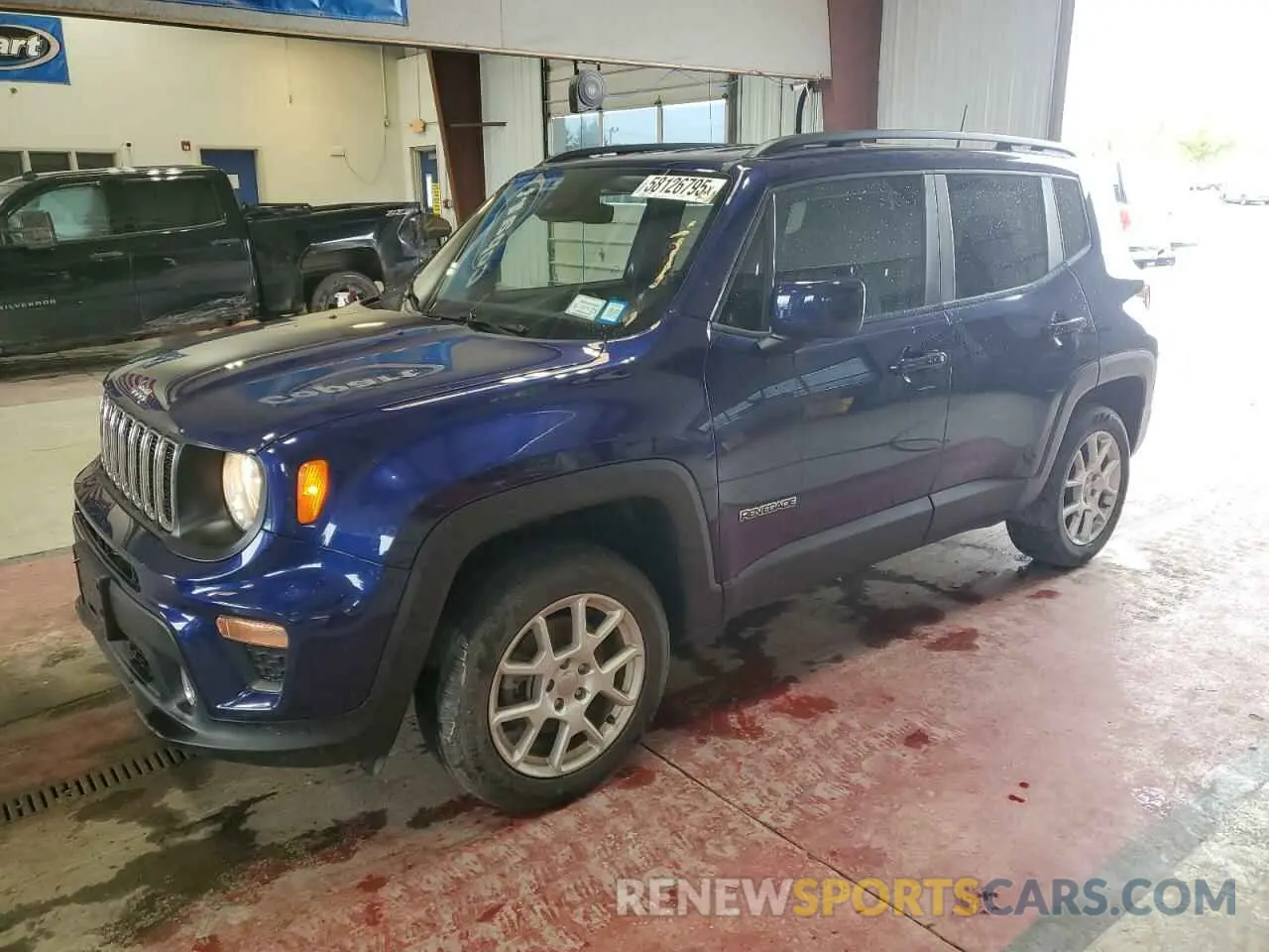 1 Photograph of a damaged car ZACNJDBB7MPM23096 JEEP RENEGADE 2021