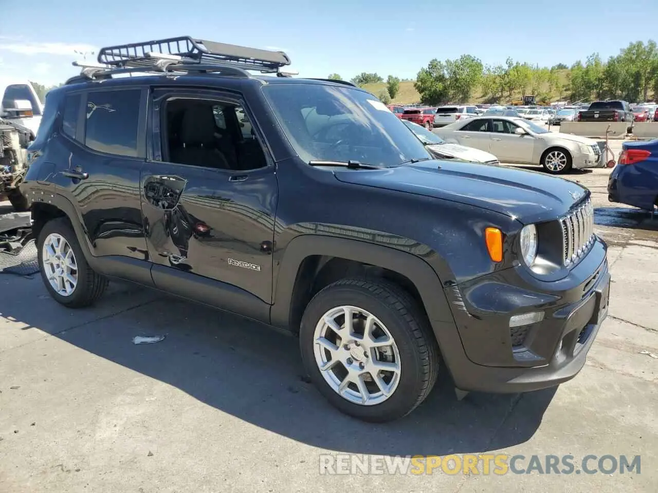 4 Photograph of a damaged car ZACNJDBB7MPM40075 JEEP RENEGADE 2021