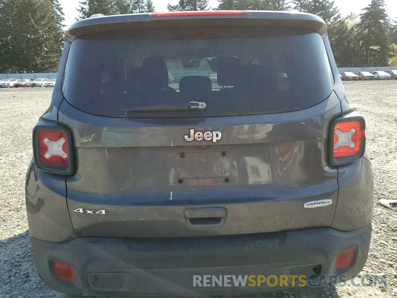 6 Photograph of a damaged car ZACNJDBB7MPN09945 JEEP RENEGADE 2021