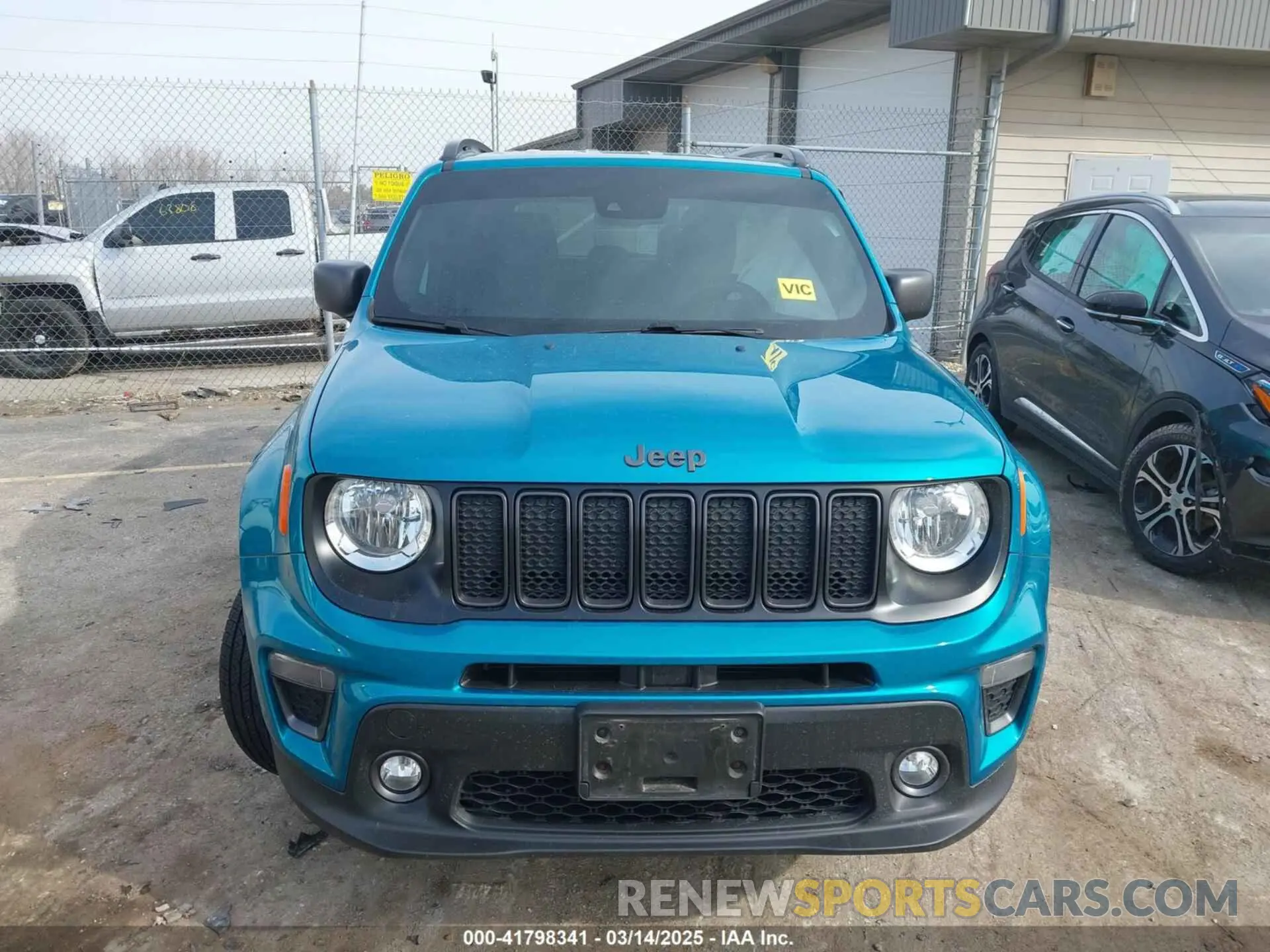 12 Photograph of a damaged car ZACNJDBB7MPN33405 JEEP RENEGADE 2021