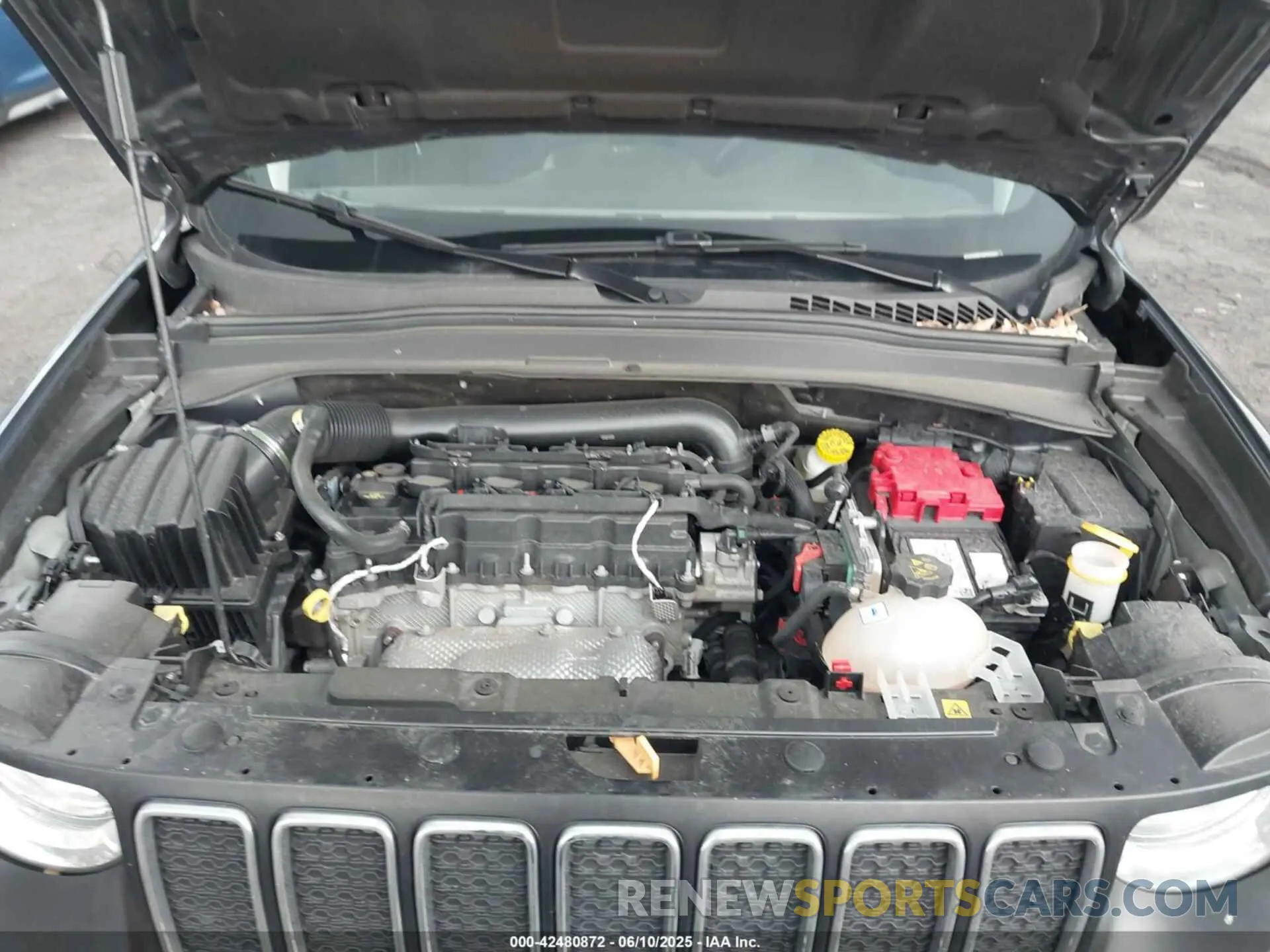 10 Photograph of a damaged car ZACNJDBB7MPN35803 JEEP RENEGADE 2021
