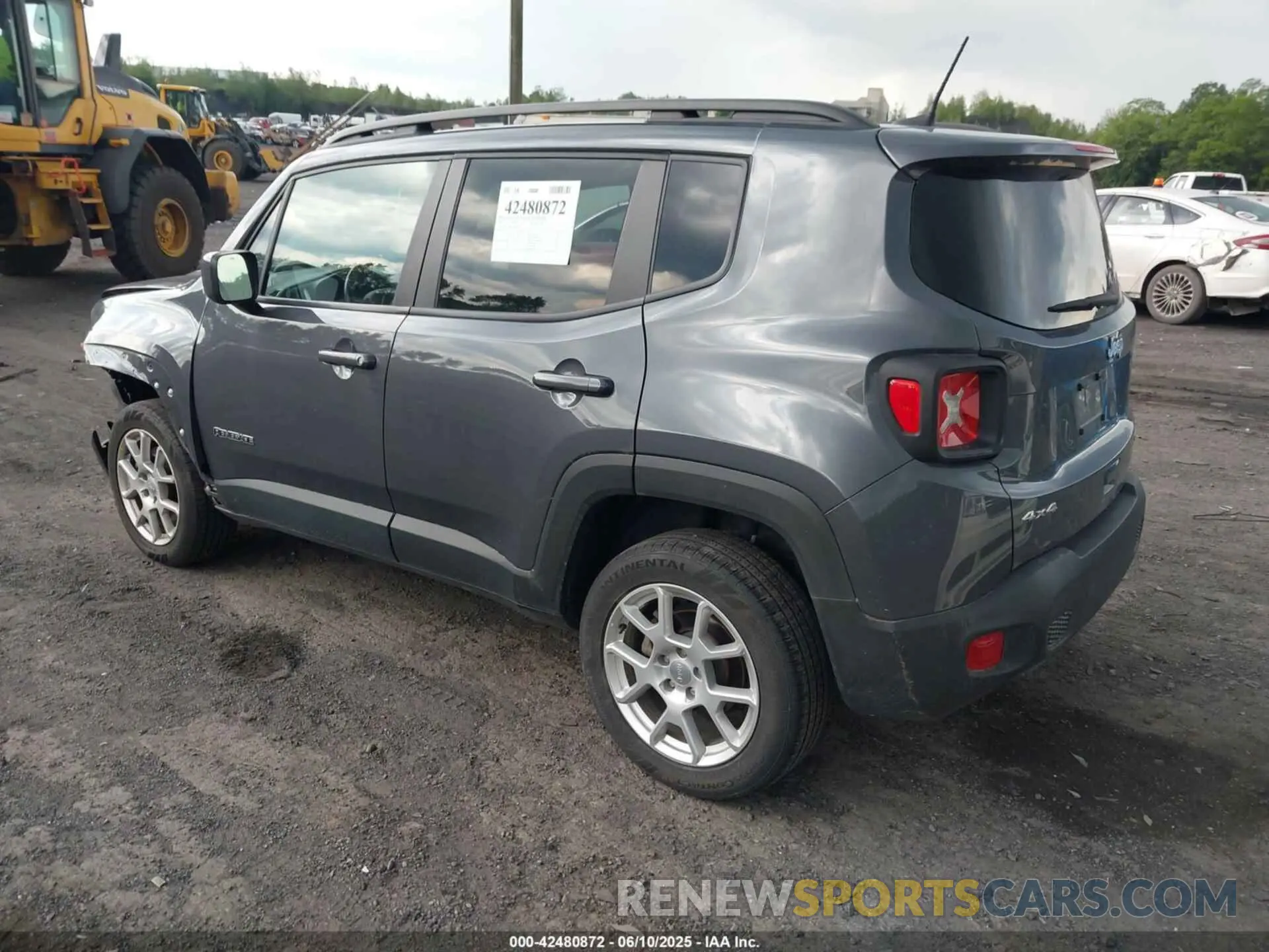 3 Photograph of a damaged car ZACNJDBB7MPN35803 JEEP RENEGADE 2021