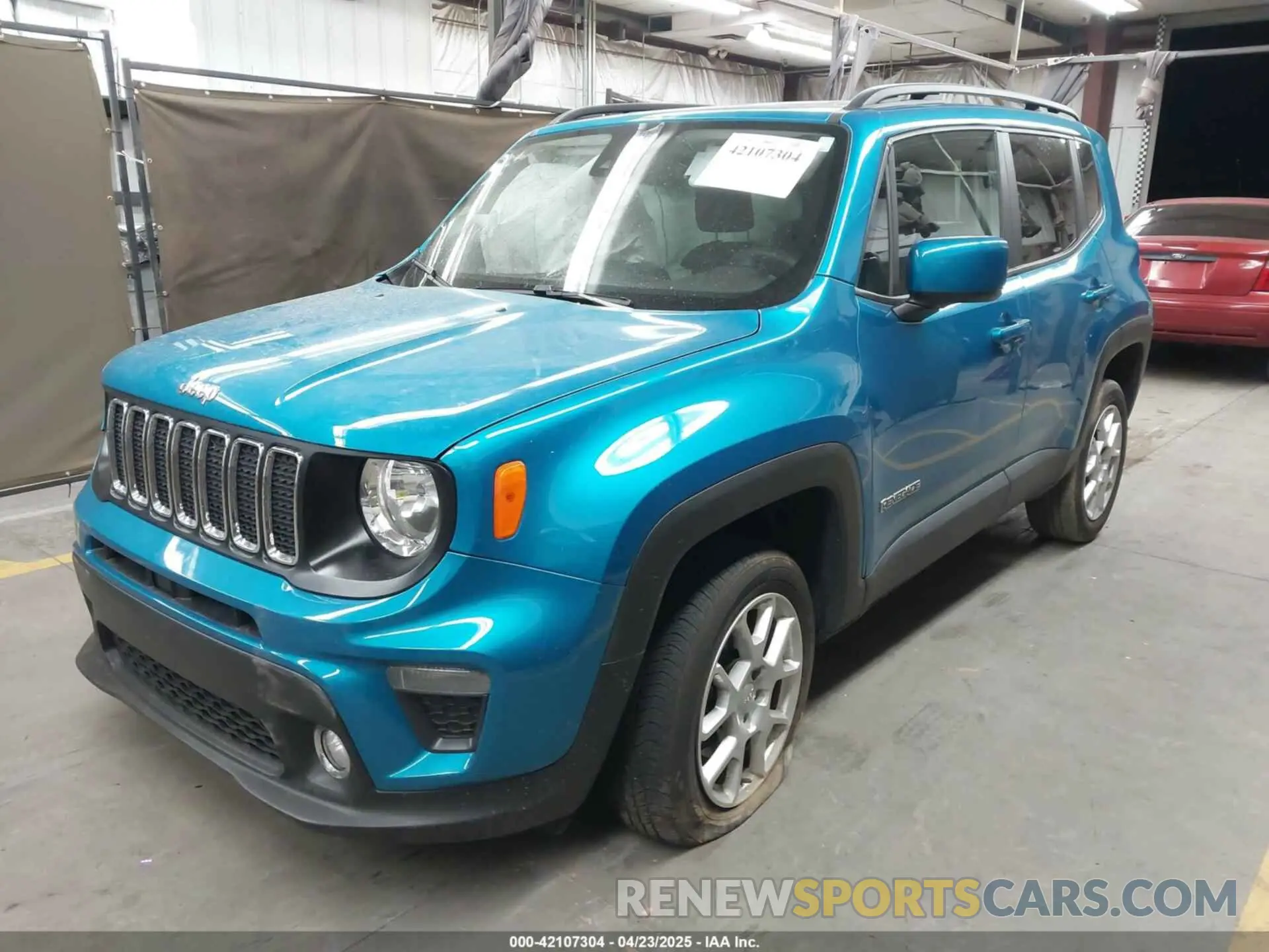 2 Photograph of a damaged car ZACNJDBB7MPN36630 JEEP RENEGADE 2021