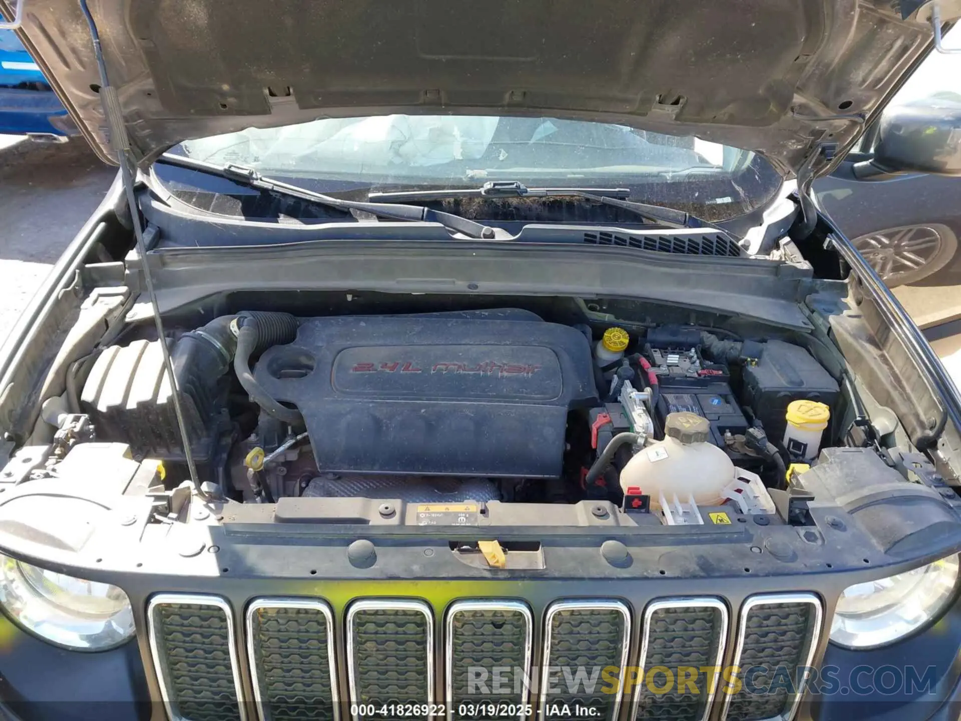 10 Photograph of a damaged car ZACNJDBB8MPM28565 JEEP RENEGADE 2021