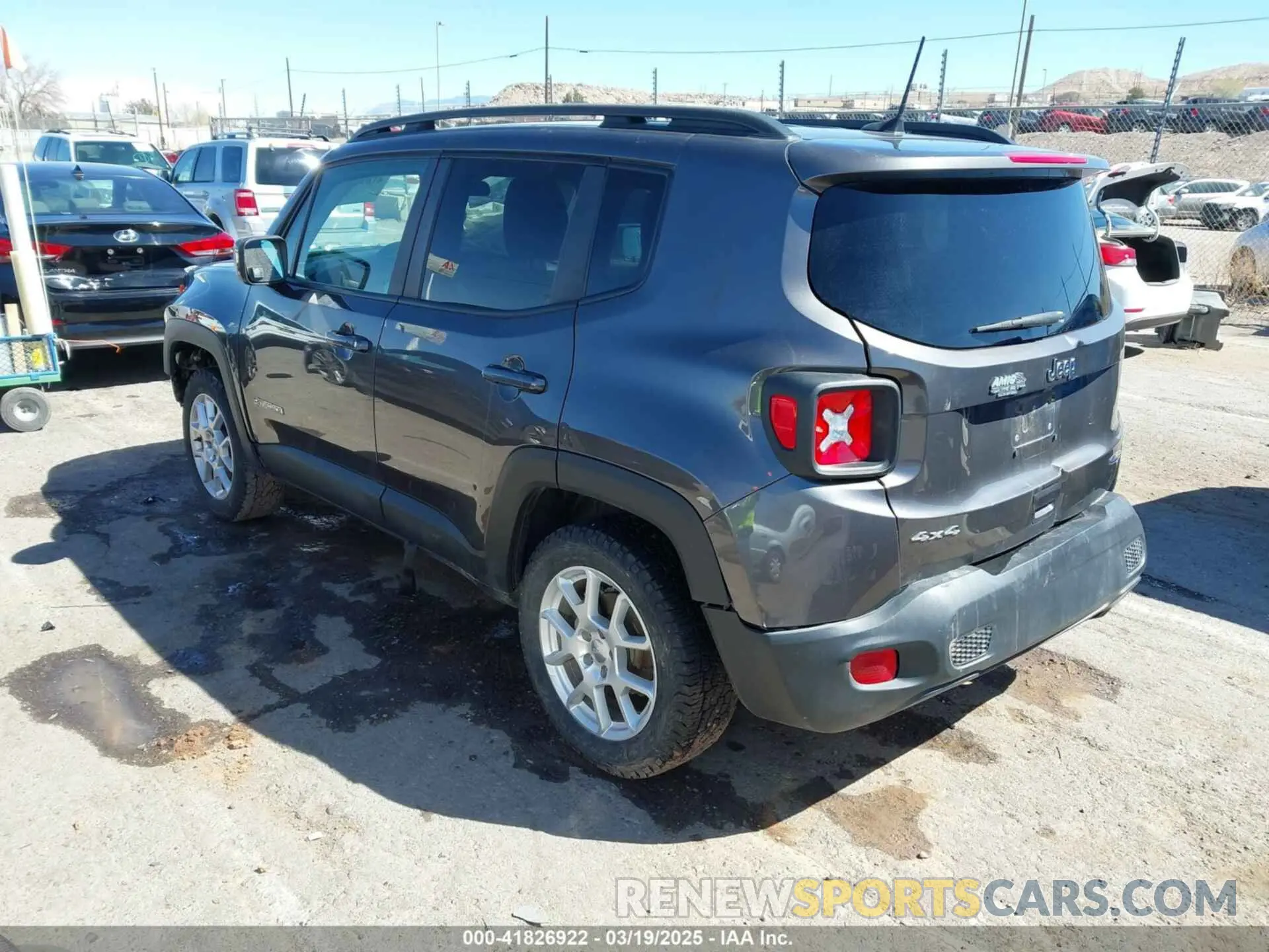 3 Photograph of a damaged car ZACNJDBB8MPM28565 JEEP RENEGADE 2021