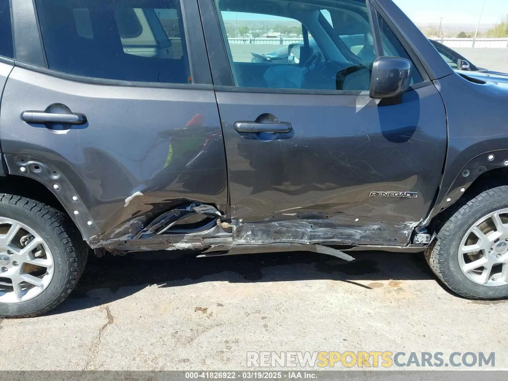 6 Photograph of a damaged car ZACNJDBB8MPM28565 JEEP RENEGADE 2021