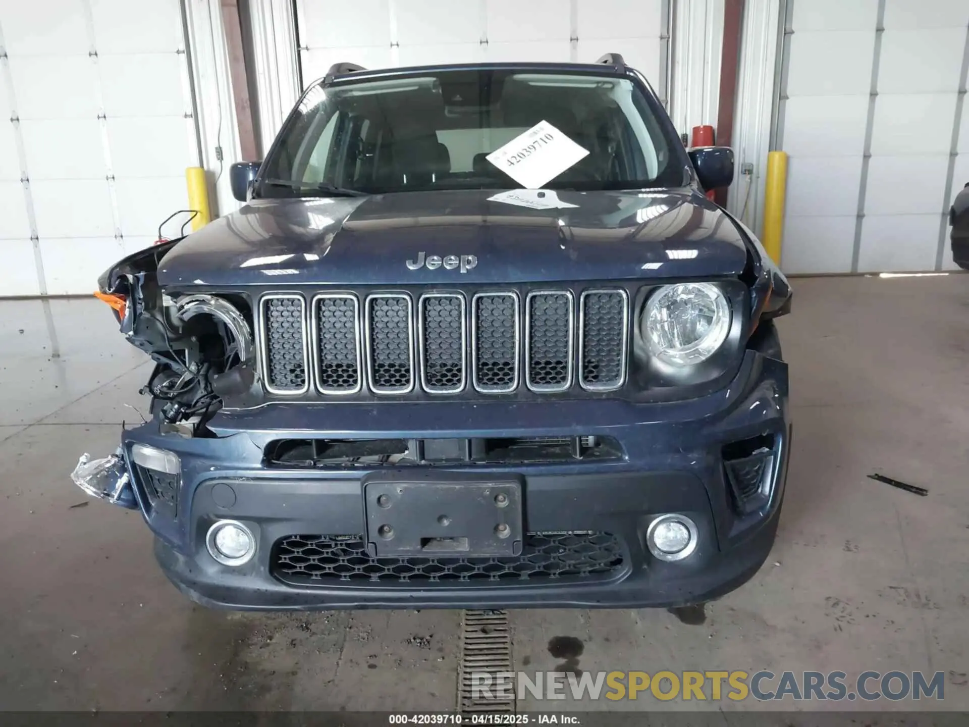12 Photograph of a damaged car ZACNJDBB8MPM35984 JEEP RENEGADE 2021