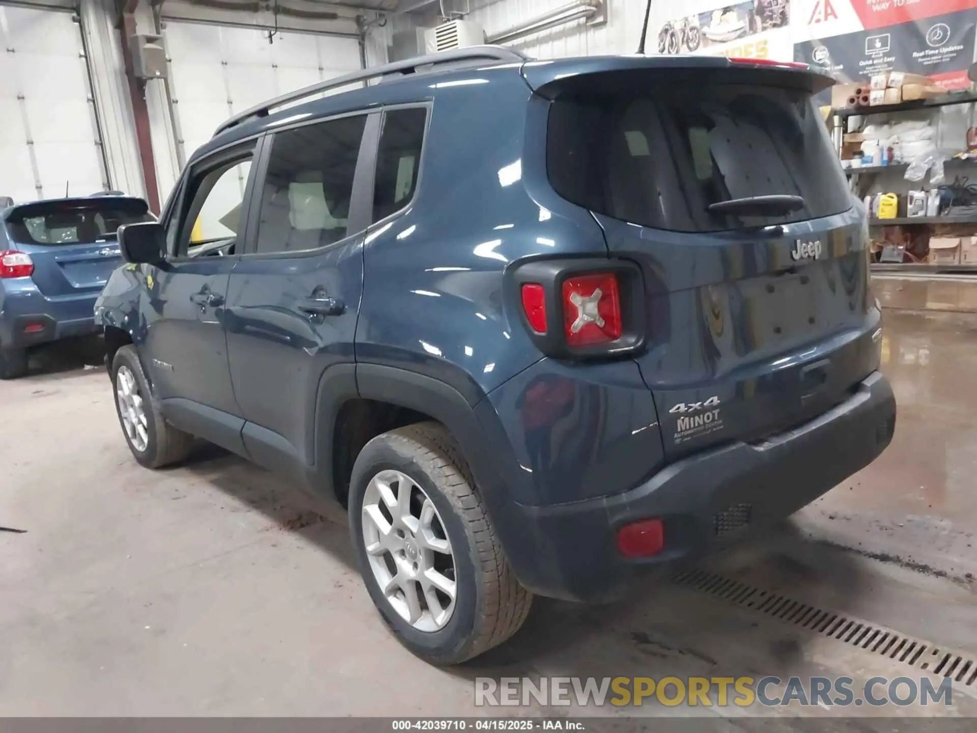 3 Photograph of a damaged car ZACNJDBB8MPM35984 JEEP RENEGADE 2021