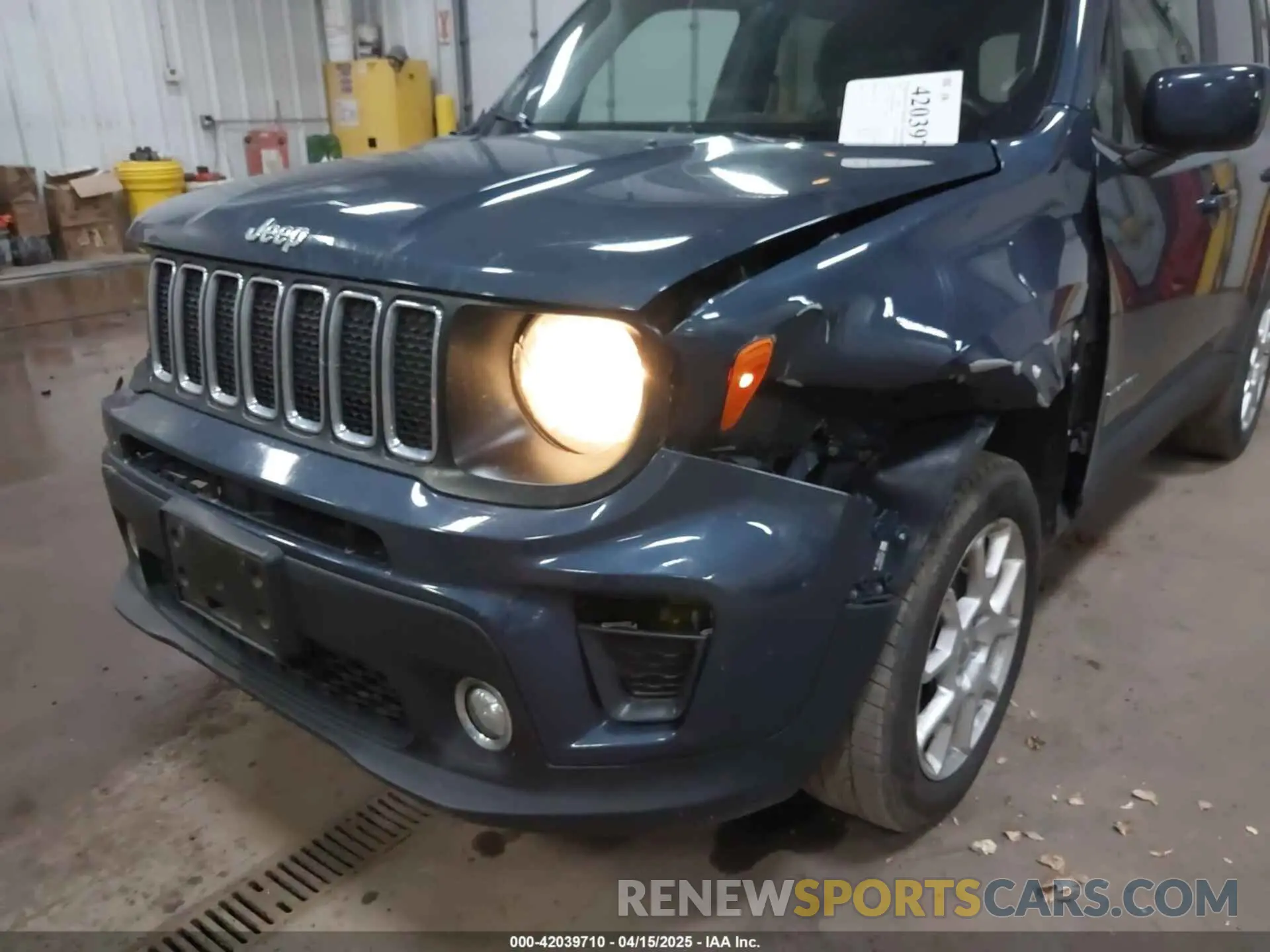 6 Photograph of a damaged car ZACNJDBB8MPM35984 JEEP RENEGADE 2021
