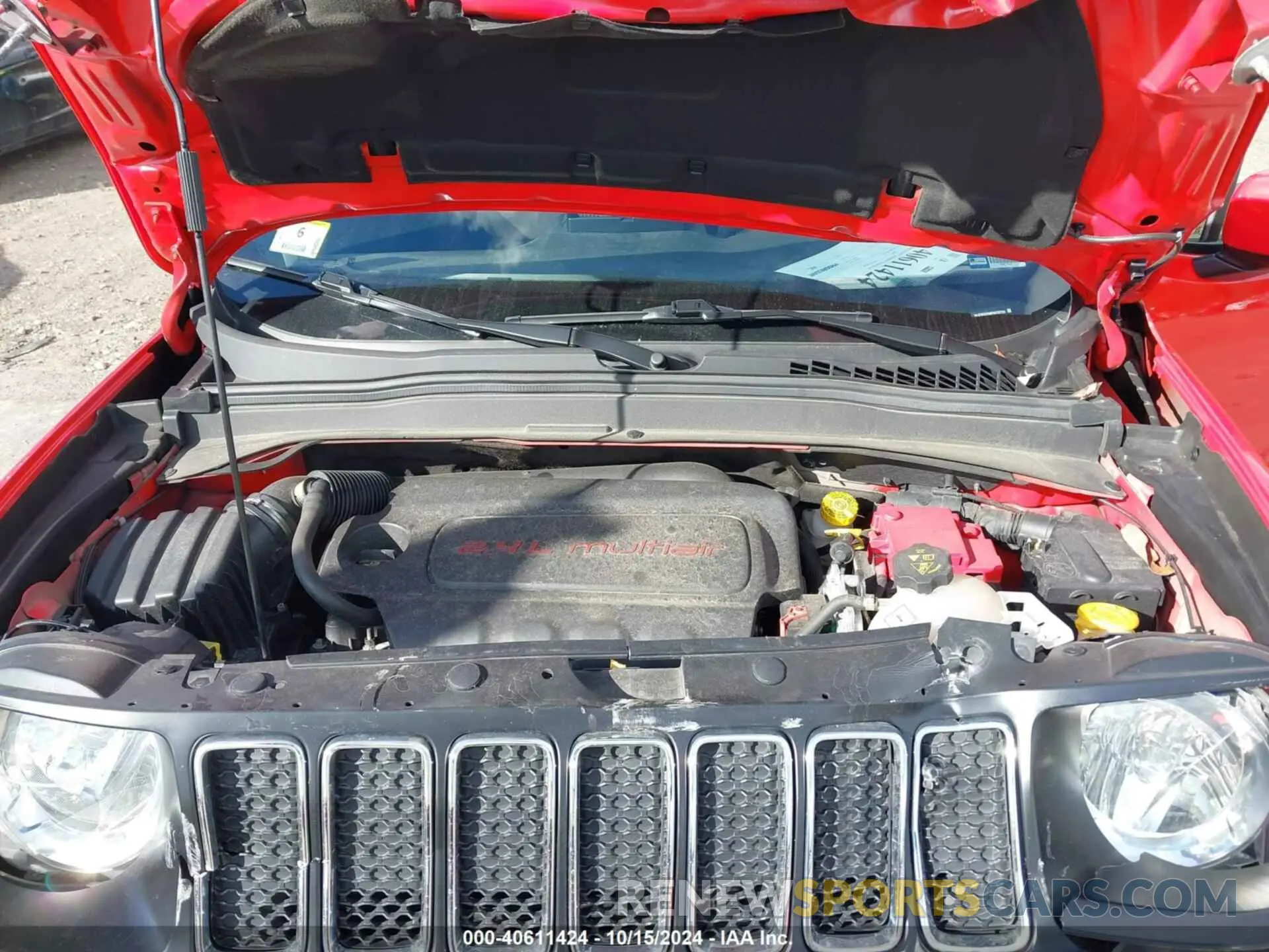 10 Photograph of a damaged car ZACNJDBB8MPM76728 JEEP RENEGADE 2021
