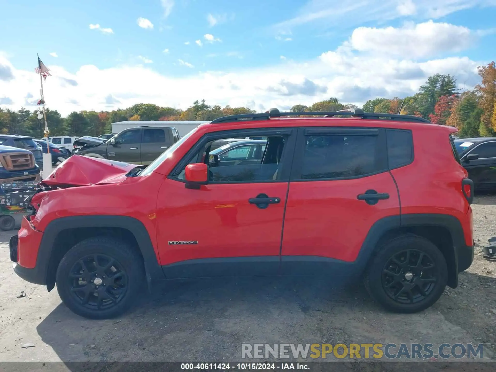 14 Photograph of a damaged car ZACNJDBB8MPM76728 JEEP RENEGADE 2021