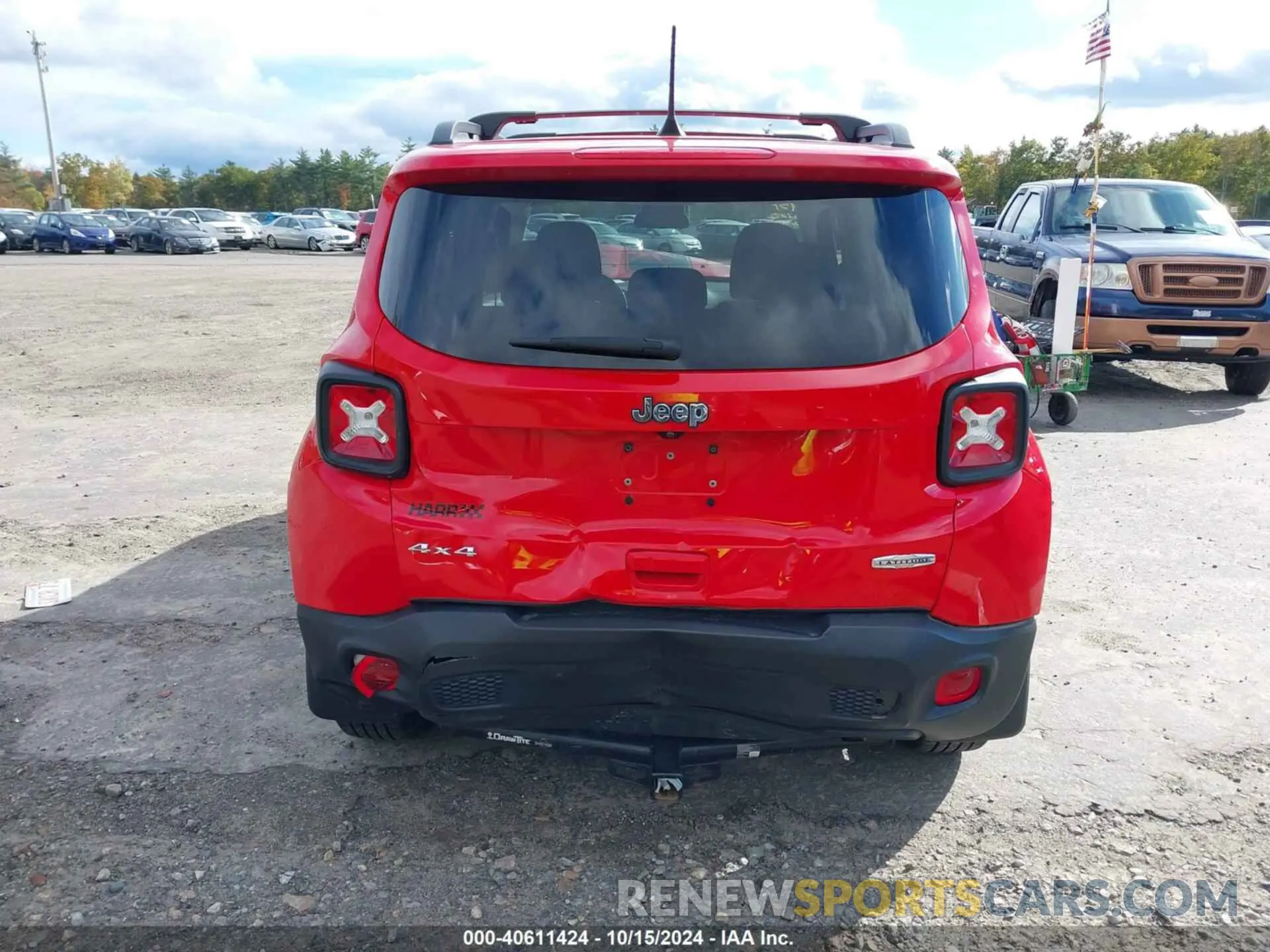 16 Photograph of a damaged car ZACNJDBB8MPM76728 JEEP RENEGADE 2021