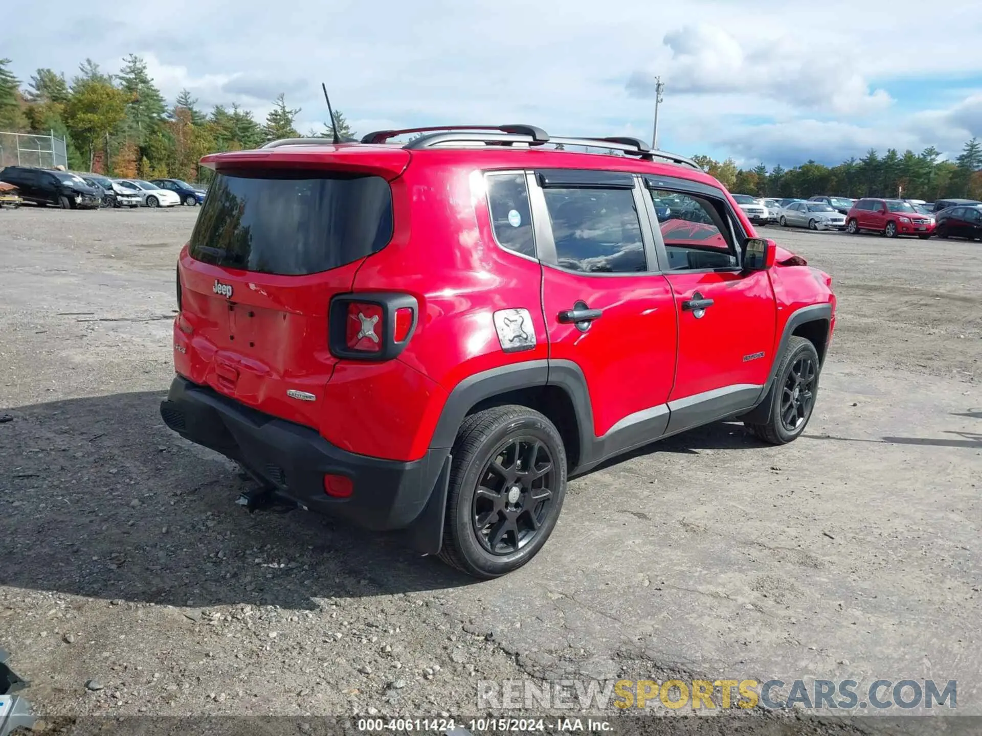 4 Photograph of a damaged car ZACNJDBB8MPM76728 JEEP RENEGADE 2021