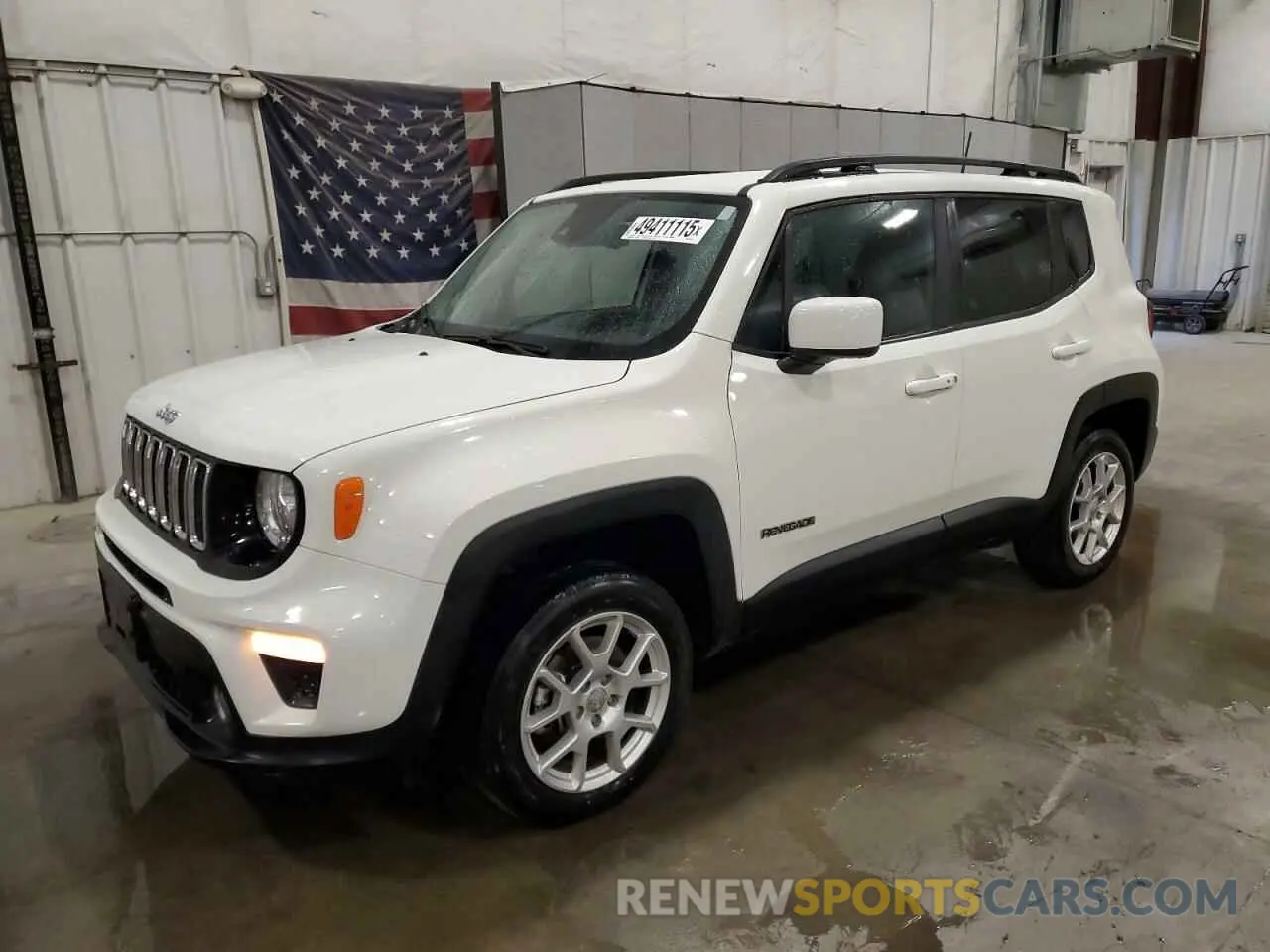 1 Photograph of a damaged car ZACNJDBB8MPN32506 JEEP RENEGADE 2021