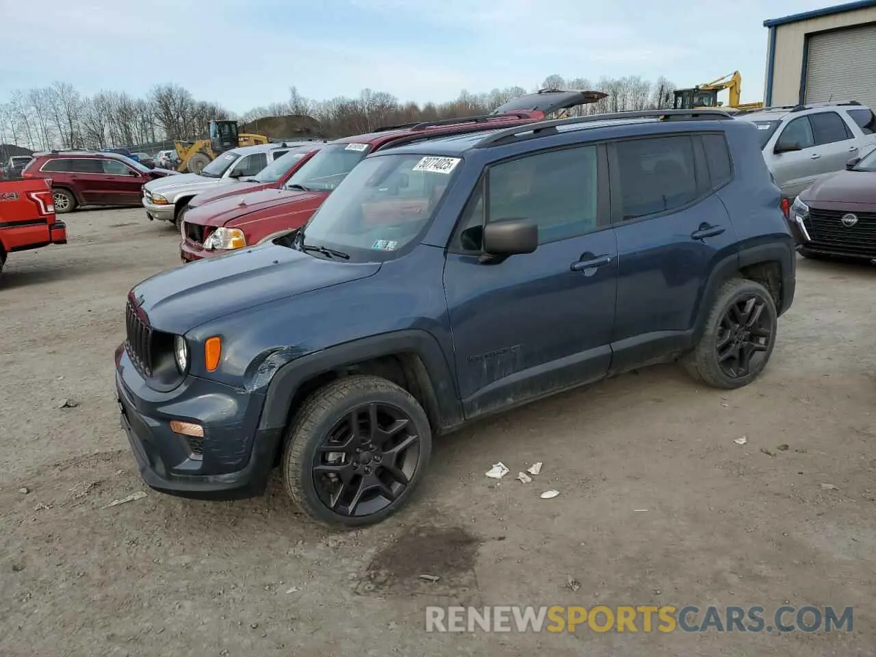 1 Photograph of a damaged car ZACNJDBBXMPM91733 JEEP RENEGADE 2021
