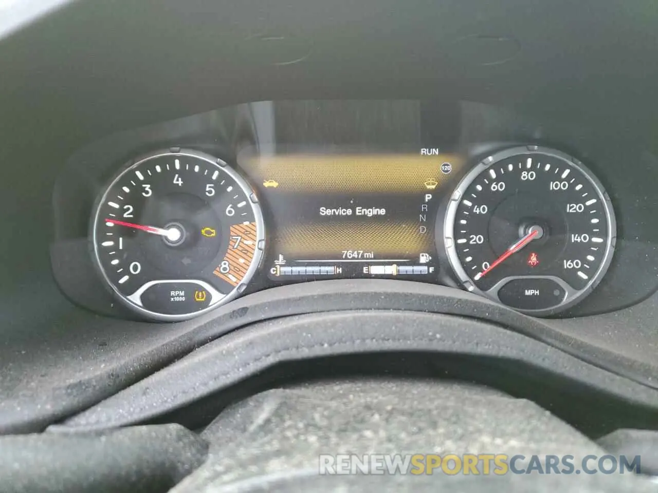 9 Photograph of a damaged car ZACNJDBBXMPM91733 JEEP RENEGADE 2021