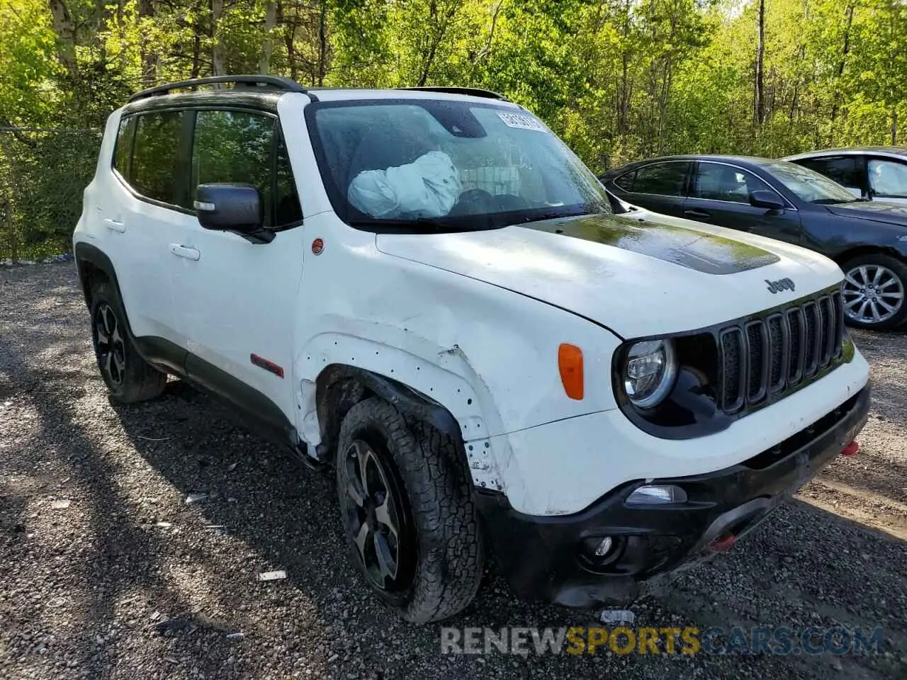 4 Photograph of a damaged car ZACNJDC11MPN24897 JEEP RENEGADE 2021