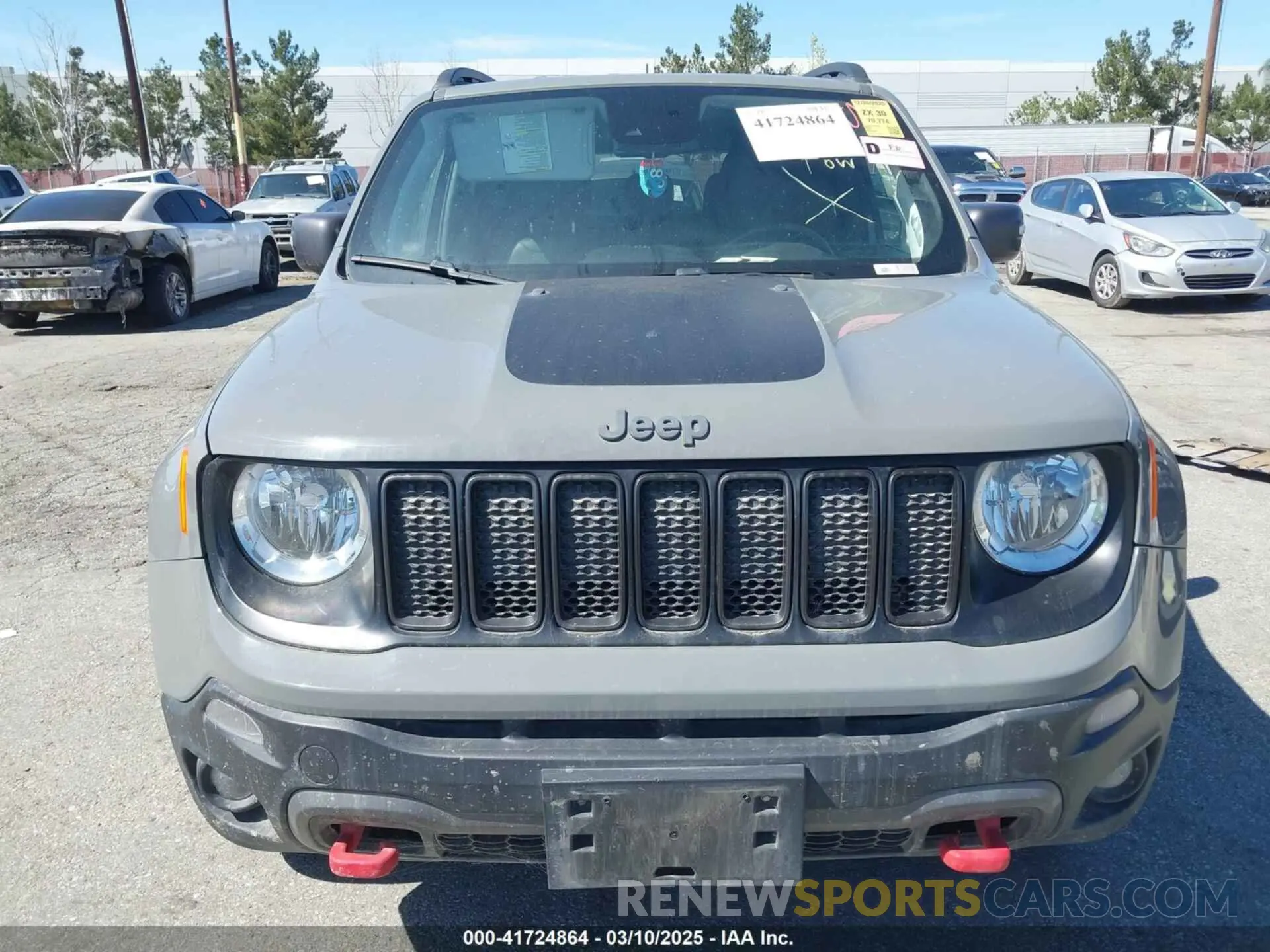 12 Photograph of a damaged car ZACNJDC11MPN25564 JEEP RENEGADE 2021