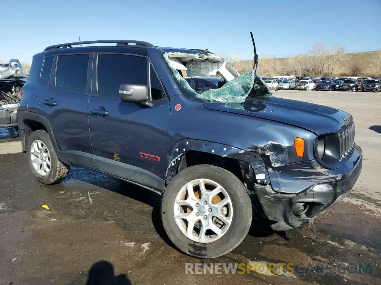 4 Photograph of a damaged car ZACNJDC12MPM31659 JEEP RENEGADE 2021