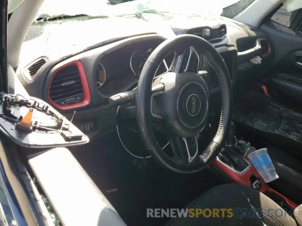 8 Photograph of a damaged car ZACNJDC12MPM31659 JEEP RENEGADE 2021