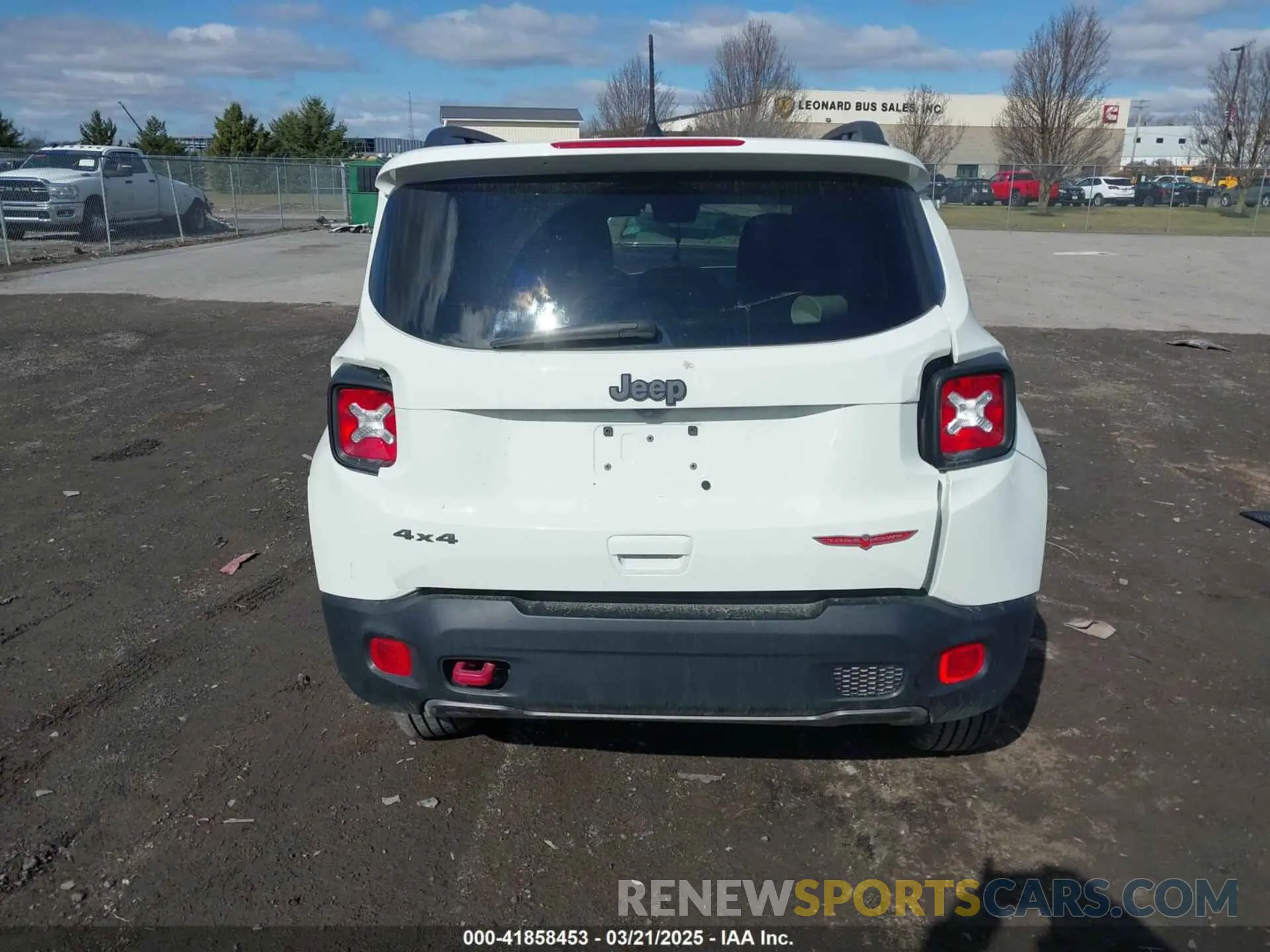 16 Photograph of a damaged car ZACNJDC12MPM92624 JEEP RENEGADE 2021