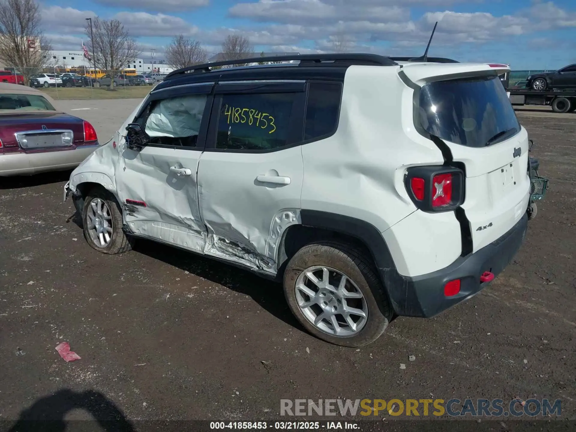 3 Photograph of a damaged car ZACNJDC12MPM92624 JEEP RENEGADE 2021