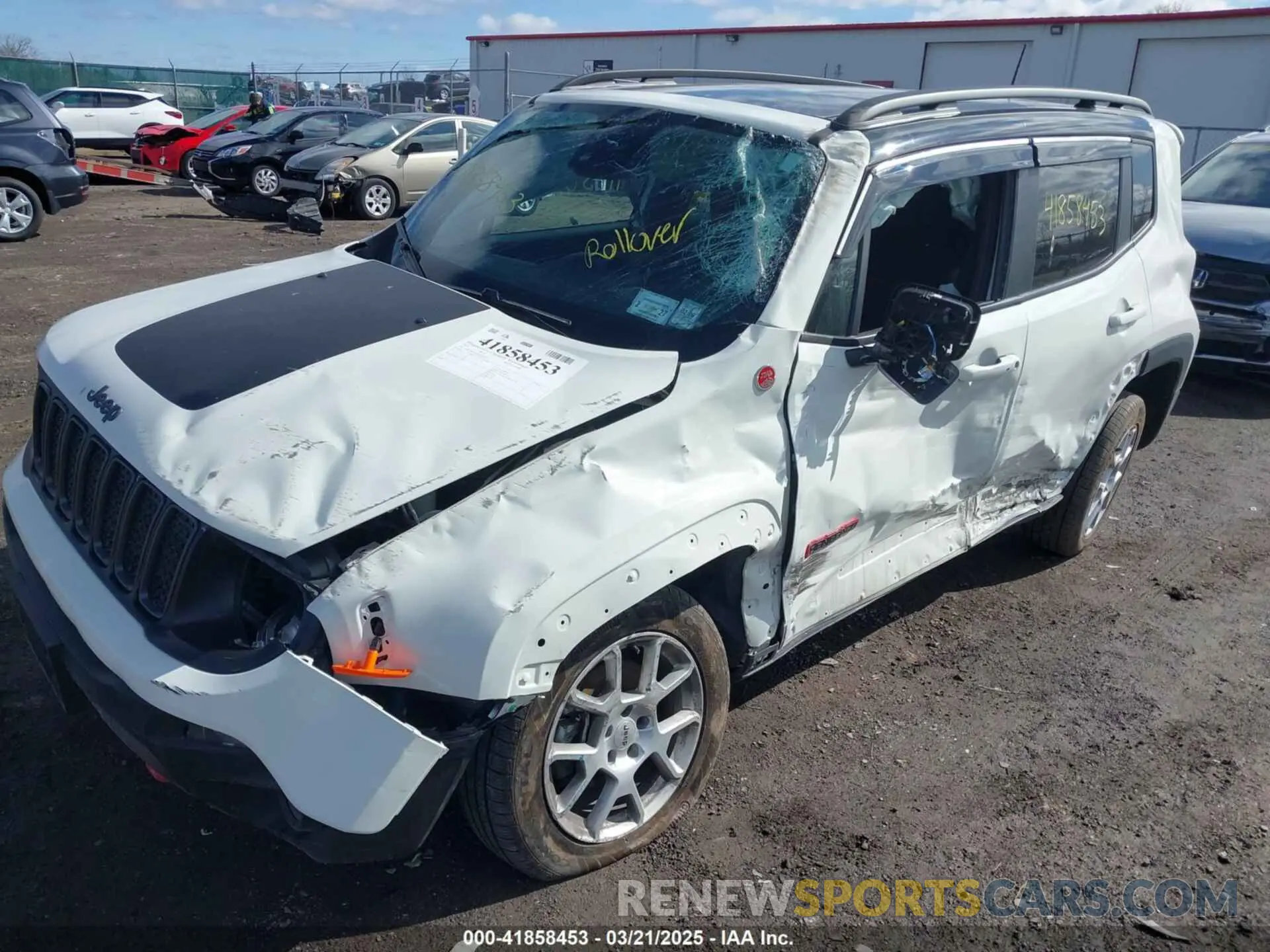 6 Photograph of a damaged car ZACNJDC12MPM92624 JEEP RENEGADE 2021