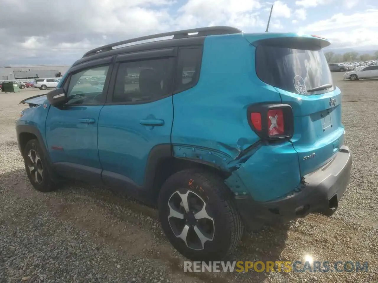 2 Photograph of a damaged car ZACNJDC16MPM10006 JEEP RENEGADE 2021