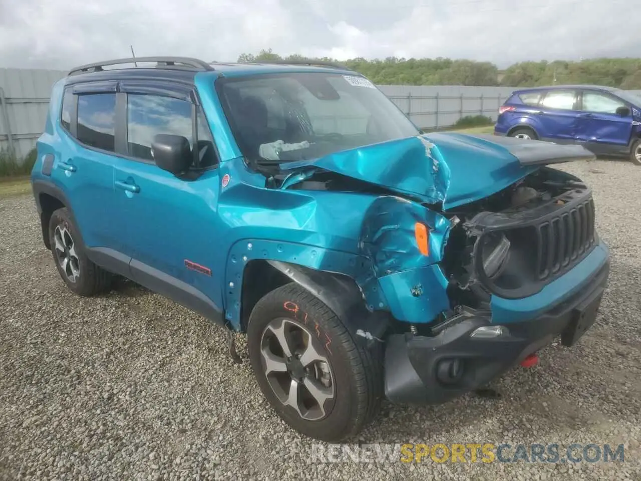4 Photograph of a damaged car ZACNJDC16MPM10006 JEEP RENEGADE 2021
