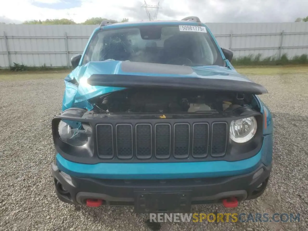 5 Photograph of a damaged car ZACNJDC16MPM10006 JEEP RENEGADE 2021