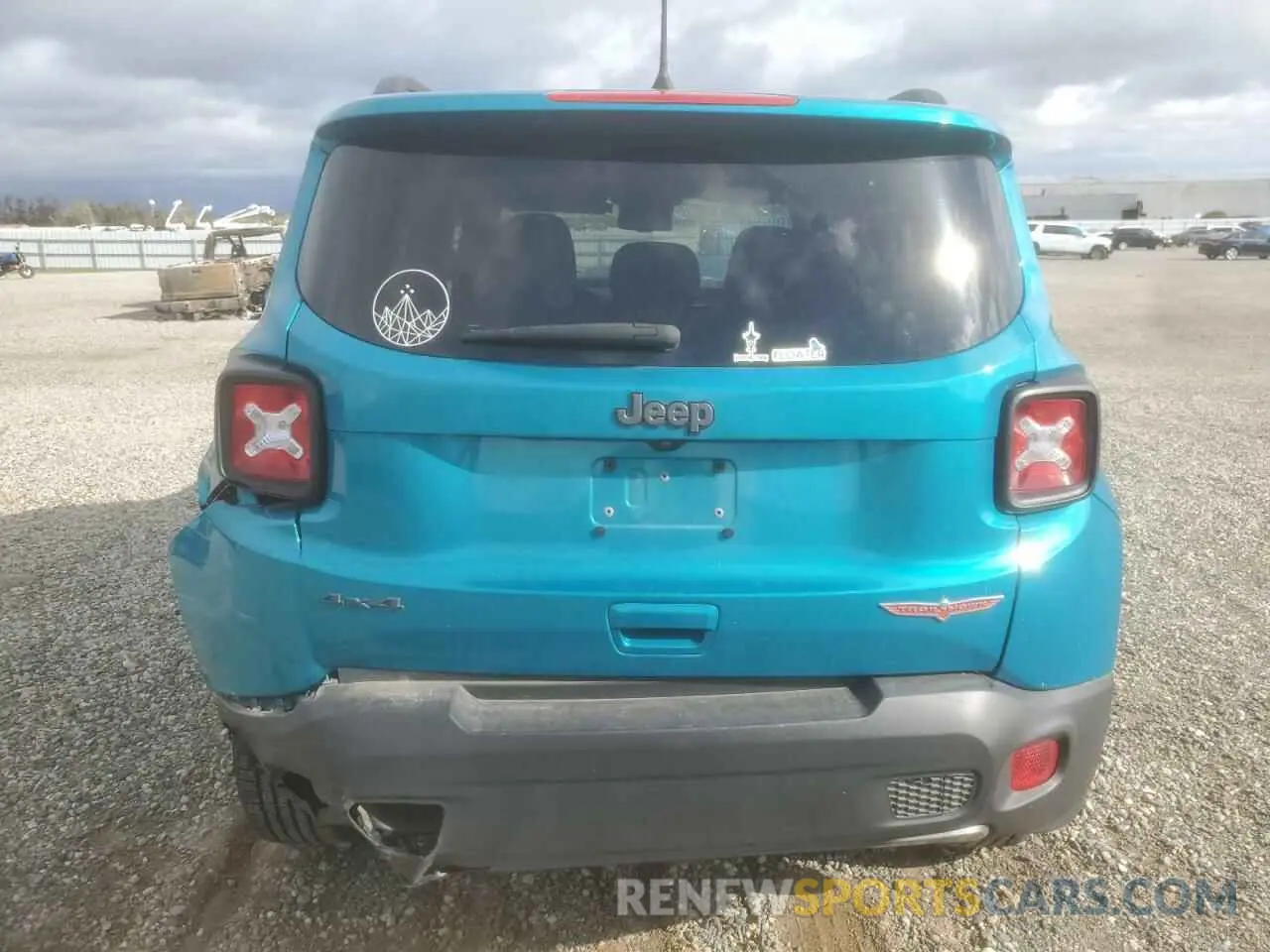 6 Photograph of a damaged car ZACNJDC16MPM10006 JEEP RENEGADE 2021