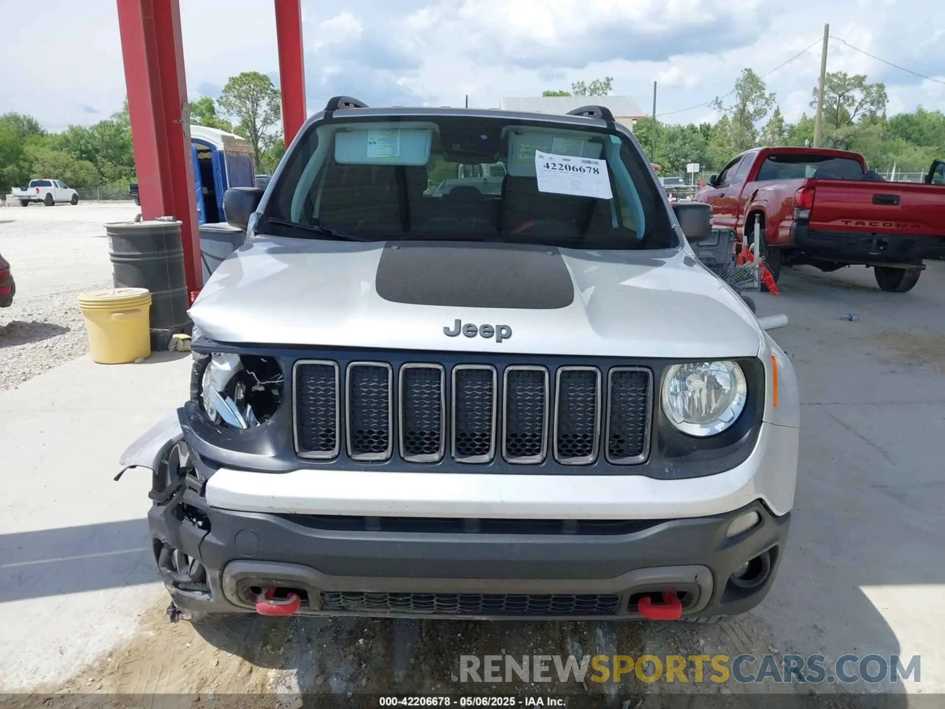 12 Photograph of a damaged car ZACNJDC17MPN27500 JEEP RENEGADE 2021