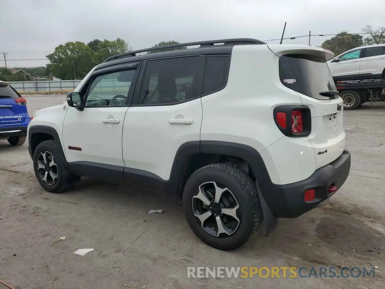 2 Photograph of a damaged car ZACNJDC19MPM30234 JEEP RENEGADE 2021