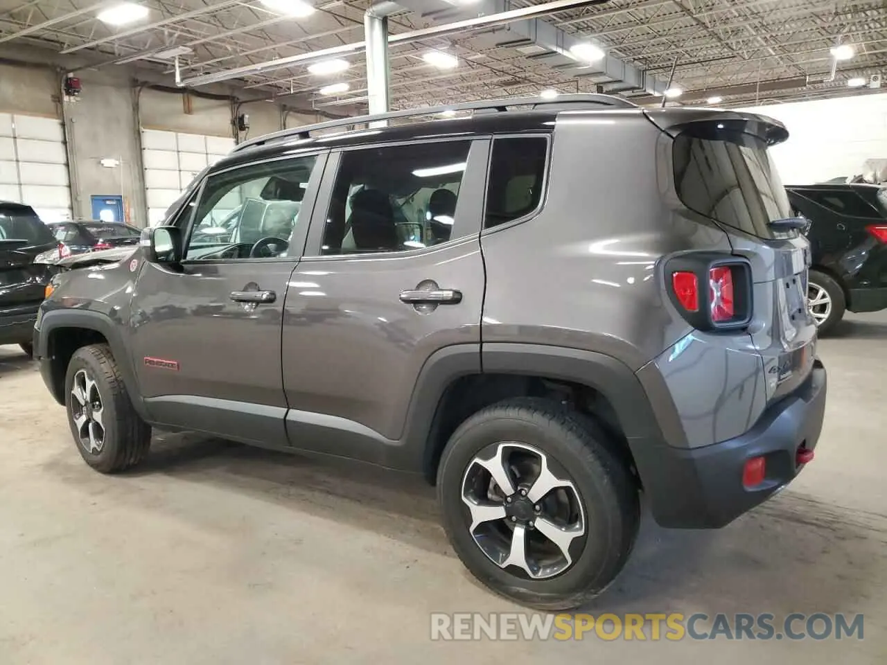2 Photograph of a damaged car ZACNJDC1XMPM92810 JEEP RENEGADE 2021