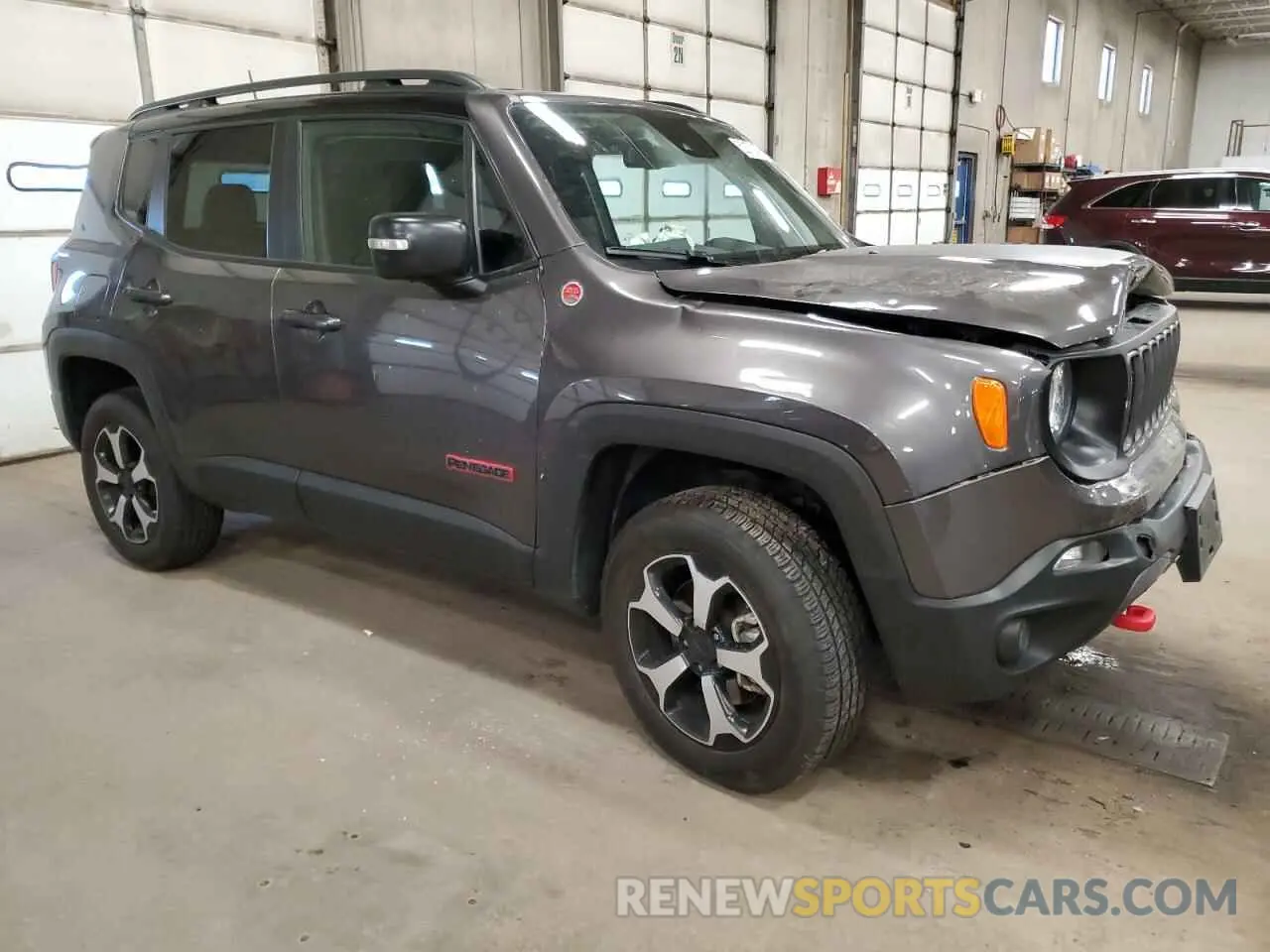 4 Photograph of a damaged car ZACNJDC1XMPM92810 JEEP RENEGADE 2021