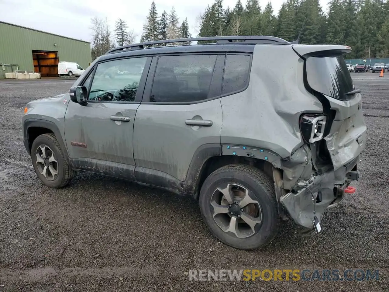2 Photograph of a damaged car ZACNJDC1XMPN36725 JEEP RENEGADE 2021