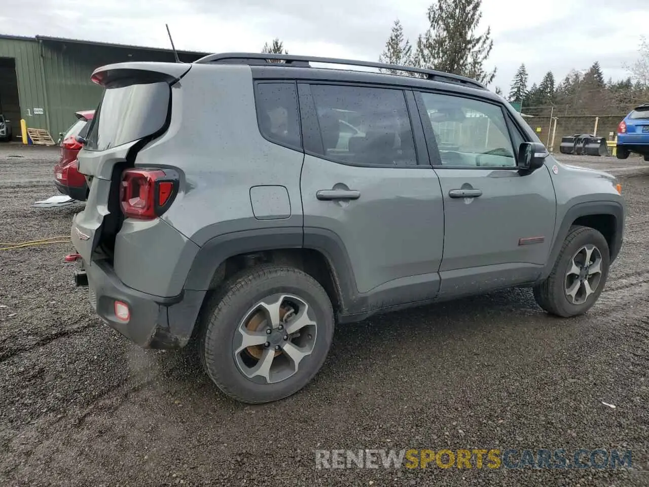 3 Photograph of a damaged car ZACNJDC1XMPN36725 JEEP RENEGADE 2021