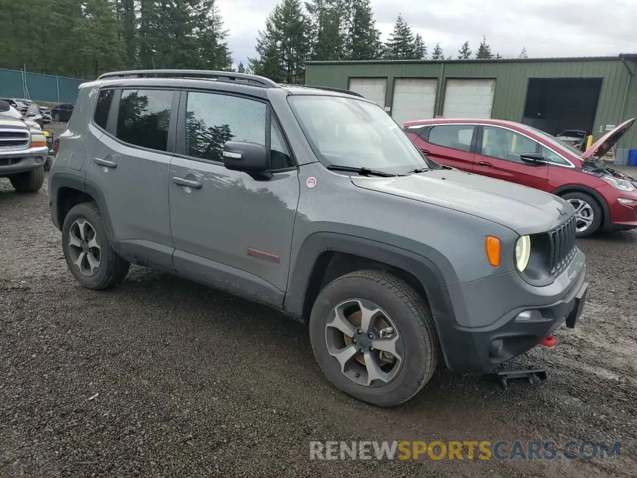 4 Photograph of a damaged car ZACNJDC1XMPN36725 JEEP RENEGADE 2021