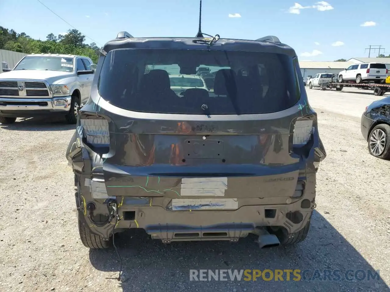 6 Photograph of a damaged car ZACNJDD10MPM11411 JEEP RENEGADE 2021