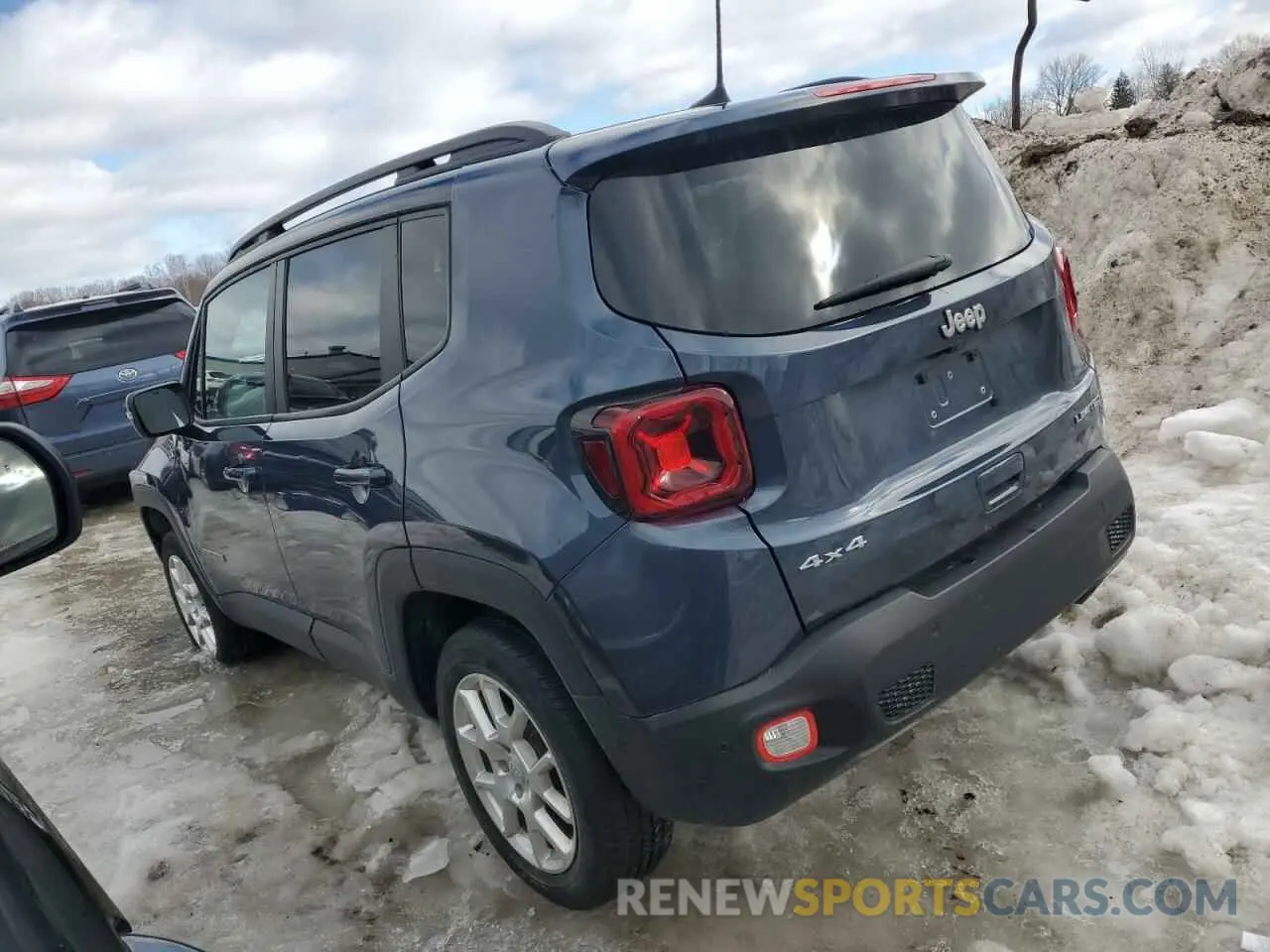 2 Photograph of a damaged car ZACNJDD14MPM39387 JEEP RENEGADE 2021