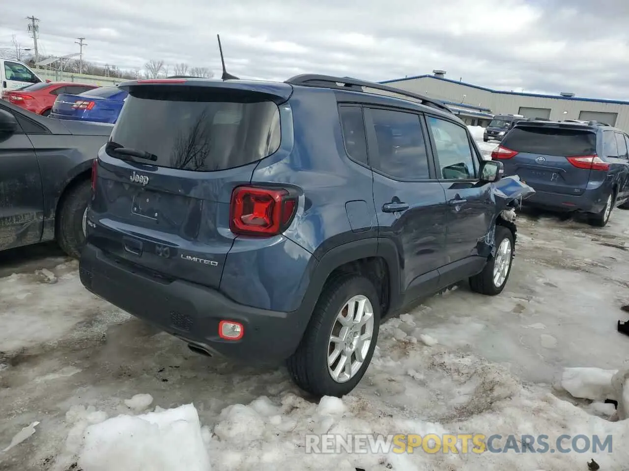3 Photograph of a damaged car ZACNJDD14MPM39387 JEEP RENEGADE 2021